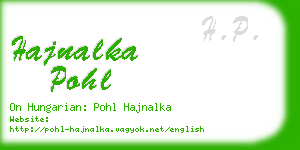 hajnalka pohl business card